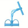 Pedal Resistance Bands; Thickened Foot Pedal Pull Rope; Yoga Equipment For Abdomen Waist Arm Leg Stretching Slimming Training - Blue