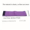 Yoga Resistance Band For Leg Thigh Hip Training, Elastic Pilates Stretch Belt For Women Home Gym Fitness Training - Purple