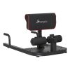 3 in 1 Padded Push Up Sit Up Squat Machine, Home Gym Fitness Equipment, Black - Black
