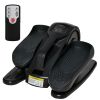 Under Desk Elliptical Foot Pedal Exerciser with Adjustable Speed Remote LCD - default