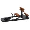 Foldable Sissy Squat Machine, Hip Thrust Machine with Push Up Stand, Multipurpose Glute Workout Equipment, Black - Black