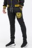 Black and Gold Detail Track Pants - Black - 30