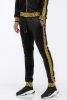 Velour Status Detail Jogger - BLACK GOLD - S