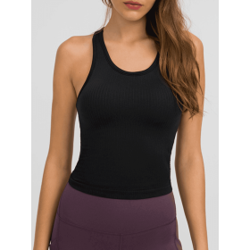 JupiterGear Round Neck Racerback Tank - Black - 4