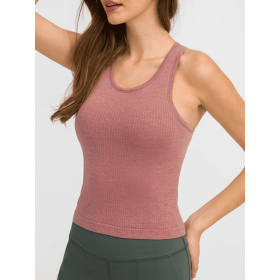 JupiterGear Round Neck Racerback Tank - Dusty Pink - 8