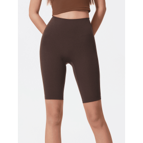 JupiterGear High-Rise Long Shorts - Dark Brown - 8