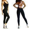 Women Sports YOGA Workout Gym Fitness Jumpsuit - Pink - XXL