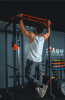 Multi-functional Power Cage,Home Adjustable Pullup Squat Rack 1000Lbs Capacity Comprehensive Fitness Barbell Rack - Black-Red