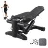 Stair Stepper for Exercise at Home Hydraulic Mini Stepper with Resistance Band - Up and Down Motion - No