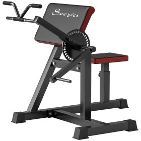 2-In-1 Bicep Preacher Curl Bench Bicep Curl Machine with Adjustable Seat and Elbow Cushion, for Home Gym Workout - Default Title