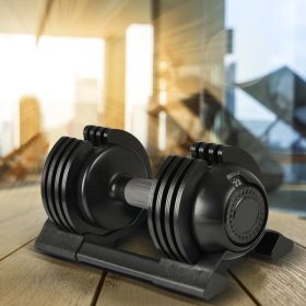 52LBS Adjustable dumbbell steel and plastic(Rubber coated dumbbell) - default title