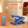 Home Office Exercise 330LBS Capacity Mini Stepper with Resistance Bands and LCD Monitor - as Pic