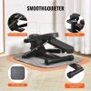 Stair Stepper for Exercise at Home Hydraulic Mini Stepper with Resistance Band - Up and Down Motion - No