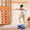 Home Office Exercise 330LBS Capacity Mini Stepper with Resistance Bands and LCD Monitor - as Pic