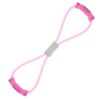 Foam Handle 8 Shape Elastic Band; Tension Band For Abdomen Waist Arm Leg Stretching; Fitness Training - Blue - Strong