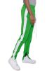 SLIM SKINNY STRIPE DESIGN TRACK PANT JOGGERS - pink white - S