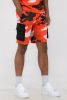Weiv Mens Full Camo Sweat Shorts - BLUE - S