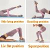 Yoga Resistance Band For Leg Thigh Hip Training, Elastic Pilates Stretch Belt For Women Home Gym Fitness Training - Green