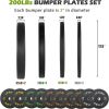 200lb Green Home Gym Set Multi-functional Power Cage, Home Adjustable Pullup Squat Rack 1000Lbs Capacity Comprehensive Fitness Barbell Rack - Green