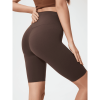 JupiterGear High-Rise Long Shorts - Dark Brown - 10