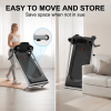 OBENSKY Foldable Treadmill for Home, 2.5HP Folding Running Jogging Walking Fitness Machine, 7.5 MPH, 250 lbs Capacity With 12 Preset Programs - Black