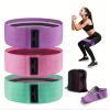 Yoga Resistance Band For Leg Thigh Hip Training, Elastic Pilates Stretch Belt For Women Home Gym Fitness Training - Green