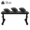 THE Flat Weight Bench for Strength Training W/ 5-Level Adjustable Height - as Pic