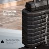 Home Gym Station Multifunction Fitness Workout Bench Black Comprehensive Exercise Hub 58.25L x 42.5W x 81.5H - Black