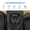 Under Desk Elliptical Foot Pedal Exerciser with Adjustable Speed Remote LCD - default