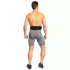 Adjustable Belt with Buckle PU Weightlifting Belts for Men and Women Back Support for Lifting, Home Gym Fitness Workout Body Building - black