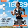 VEVOR 16lb Weighted Vest for Men Women Workout Equipment for Strength Training - No - 16 lbs