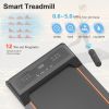 Walking Pad Under Desk Treadmill, LED Display and Remote Control Portable Treadmill for Home and Office, 2.5HP 265LBS - as Pic