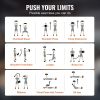 VEVOR Cast Iron Ruck Weights for Rucking Weight Plate with Handle 10LB Pairs - 10 lbs - Double Sheets