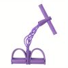 Pedal Resistance Bands; Thickened Foot Pedal Pull Rope; Yoga Equipment For Abdomen Waist Arm Leg Stretching Slimming Training - Pink