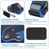 Automatic Rebound Abdominal Wheel Anti-slip AB Roller Wheel with Kneel Pad Phone Holder Home Gym Abdominal Exerciser for Men Women - Red