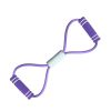 Foam Handle 8 Shape Elastic Band; Tension Band For Abdomen Waist Arm Leg Stretching; Fitness Training - Pink - Strong