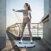 Full Body Vibration Platform Crazy Fitness Massage 10-Frequency Weight Loss & Fat Burner Shaking Machine For Unisex Blue - Blue - ABS