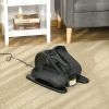 Under Desk Elliptical Foot Pedal Exerciser with Adjustable Speed Remote LCD - default