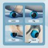 Electric Deep Tissue Massage Ball – Multi-Speed Vibrating Roller for Fascia Release & Muscle Relaxation - Blue