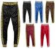 Velour Status Detail Jogger - BLACK GOLD - S