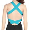 Women Sports YOGA Workout Gym Fitness Jumpsuit - Blue - XXL