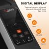 Mini Electric Elliptical Machine with Electric and Resistance Mode, App Control for Under Desk Leg Seated Exerciser, Home Workout Equipment - orange
