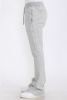 Mens Solid Fleece Flare Stacked PANTS - Black - 32