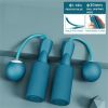 Cordless Jump Rope; Gym Sports Fitness Training; Built In Wire Skipping Rope; Fitness Equipment For Home Sports - Red Small Ball - United States