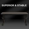 THE Flat Weight Bench for Strength Training W/ 5-Level Adjustable Height - as Pic