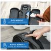 Under Desk Elliptical Foot Pedal Exerciser with Adjustable Speed Remote LCD - default