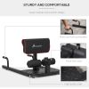 3 in 1 Padded Push Up Sit Up Squat Machine, Home Gym Fitness Equipment, Black - Black