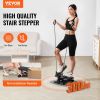 Stair Stepper for Exercise at Home Hydraulic Mini Stepper with Resistance Band - Up and Down Motion - No