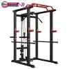 Multi-functional Power Cage,Home Adjustable Pullup Squat Rack 1000Lbs Capacity Comprehensive Fitness Barbell Rack - Black-Red