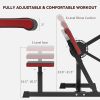 2-In-1 Bicep Preacher Curl Bench Bicep Curl Machine with Adjustable Seat and Elbow Cushion, for Home Gym Workout - Default Title